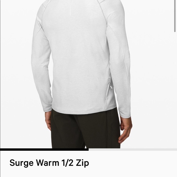 Lululemon Surge Warm 1/2 Zip - Picture 5 of 6